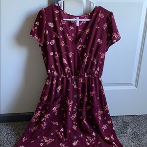 Maroon dress!